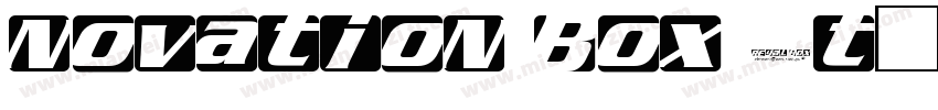 Novation Box St字体转换